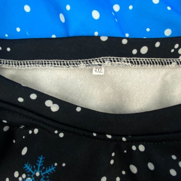 Gnome Print Cozy Christmas Sweatshirt Sz 4XL​ - Picture 4 of 10